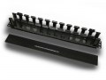 19” 1U Пластиковый держатель коммутационных шнуров перфорированный