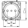 Коробка для заливки бетоном в панельном строительстве U 71 K DVD-3